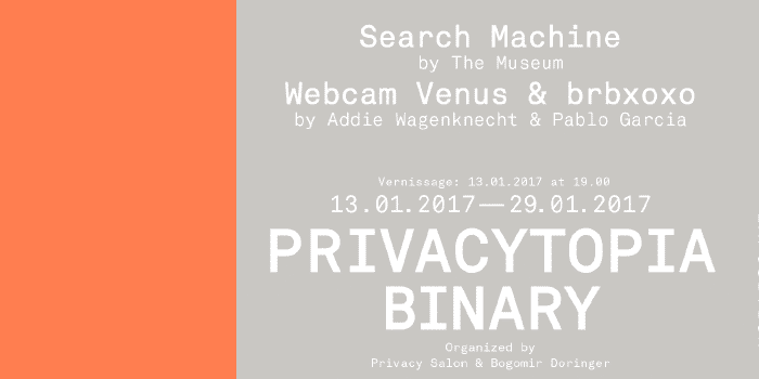 Privacytopia Binary Art Exhibition Jan 13 – 29, Brussels