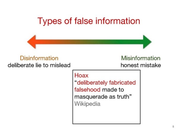 Infographic: Beyond Fake News – 10 Types Of Misleading News – Seventeen ...