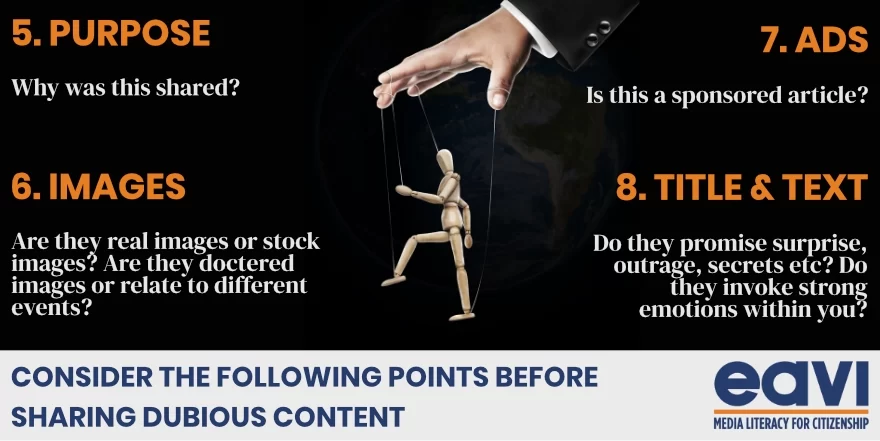 Consider before sharing dubious Text2